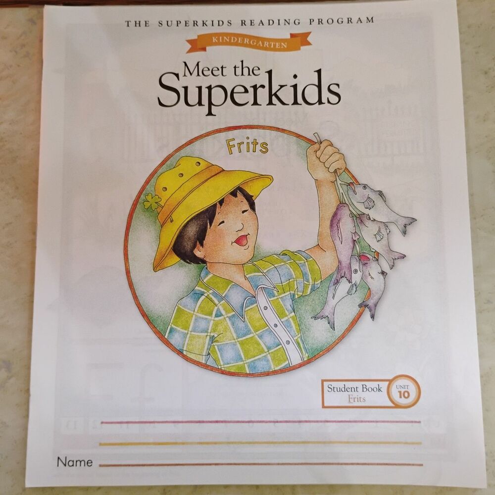 Meet the SuperKids Kindergarten Student Book Unit 10 Frits